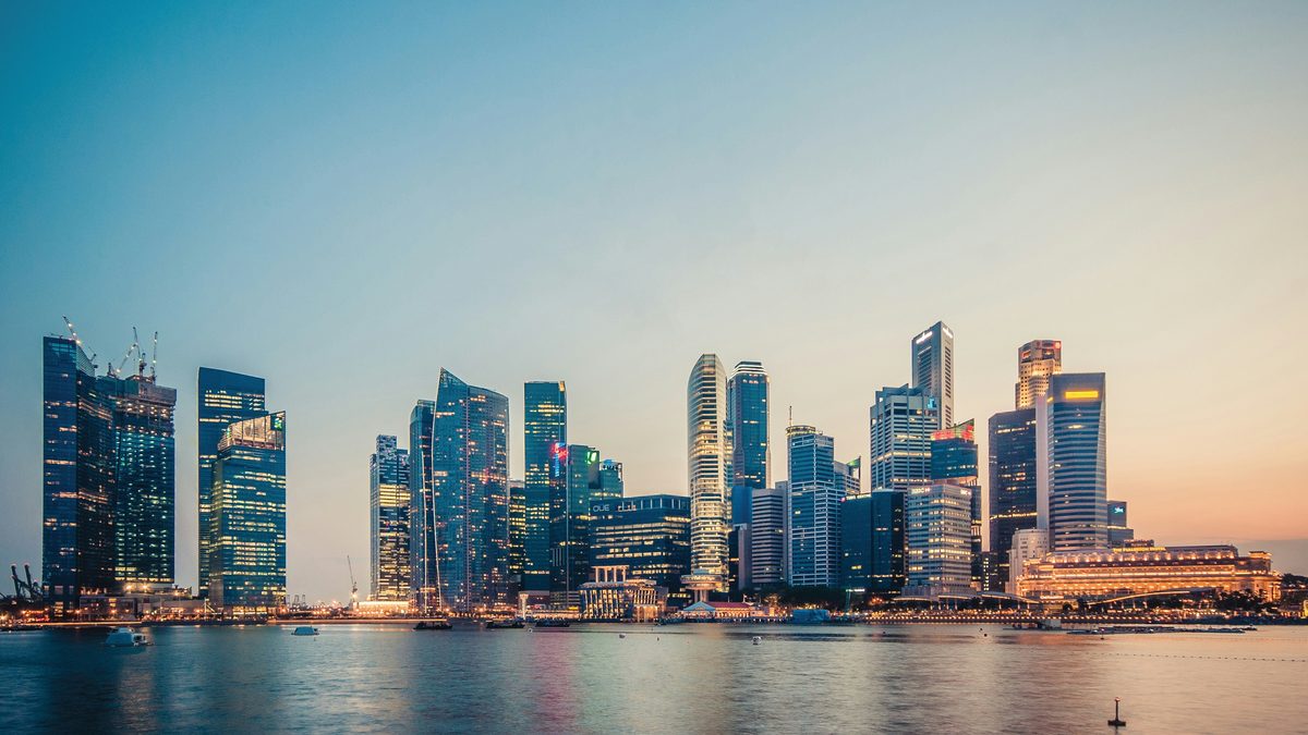 Singapore — Marina Bay skyline